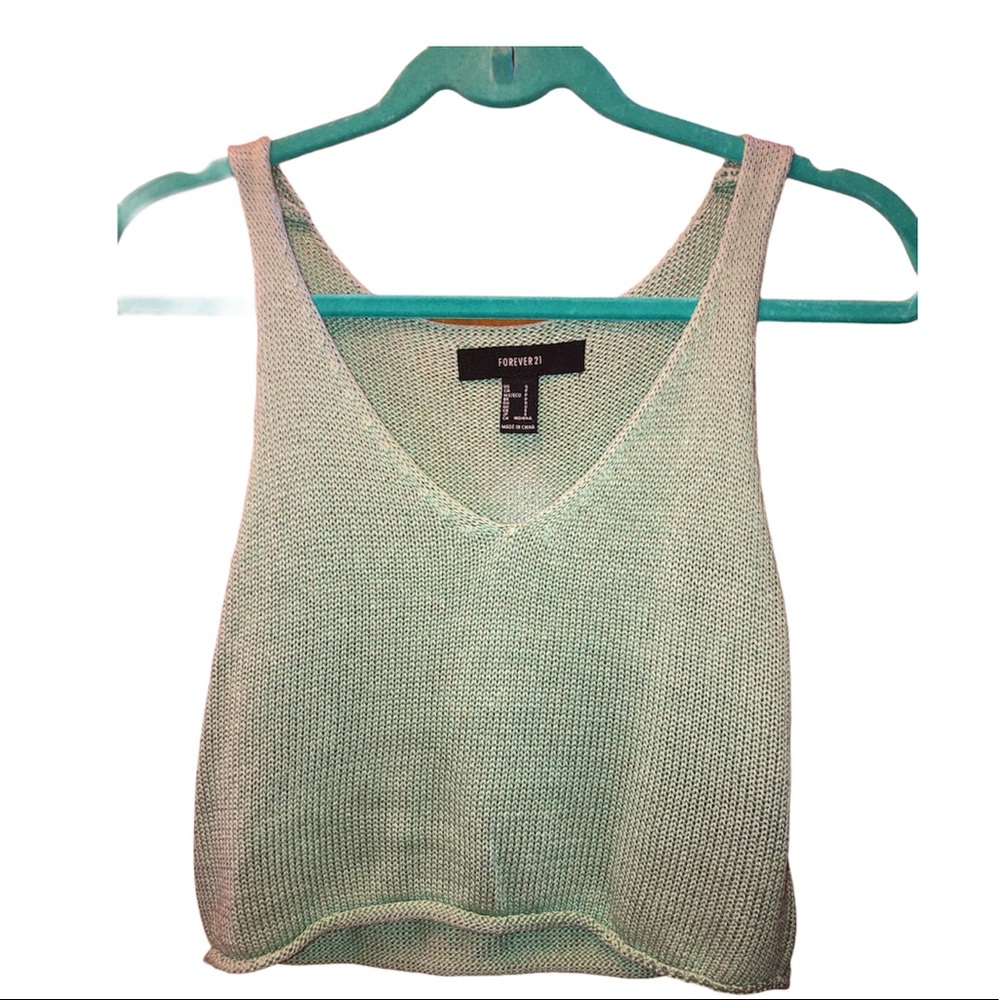 Cropped Sweater Tank
